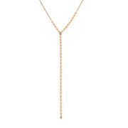 CASATO 18K Rose Gold Mikou Y Necklace